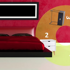 7K views · 39 reactions | Choose the bedside table that fits! Comment with a number!  | Homebliss | Facebook
