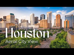 Houston, Texas | Aerial City View | Skyline & Urban Landscape