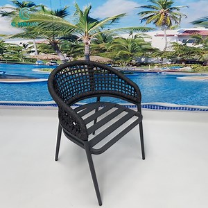 [Hot Item] Modern Furniture-Aluminum Frame Rope Leisure Round Outdoor Lounge Chair
