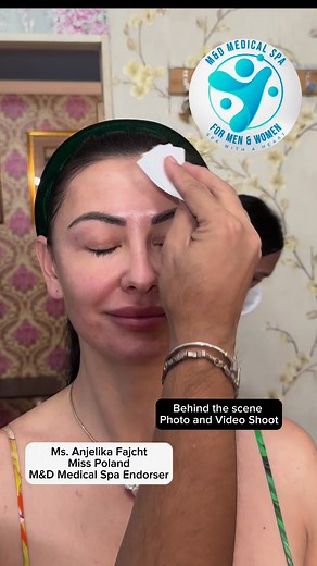 Behind the scene photo and video shoot for Ms. Angelika Fajcht - Miss Poland, International Model and the new M&D Medical Spa Endorser and Ambassadress. #behindthescene #spawitjaheart #beautyandwellness | M&D Medical Spa for men&women