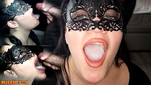 Amateur MILF Swallows 3 Huge Loads Of CUM. Natural Monster Loads - Millie Fox