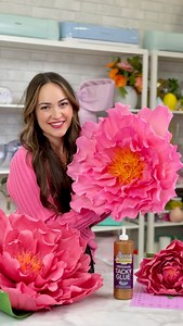 These giant paper flowers are perfect for birthdays, baby showers, and more! 🌸 Want to make your own? Comment FLOWER, and I’ll send you the supply links a FREE template to create these beauties! Save this video and share it with your crafty friends! #DIYPartyDecor #paperflower | Sweet Red Poppy