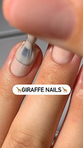 How cuuuuute are these giraffe nails?!🦒 🎥: abe.nailbabe (IG) #nails #nailart #BEAUTYBAY | Beauty Bay