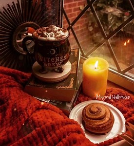 Good morning! 🧡🎃🧙🏻‍♀️🧹🍁🍂🌫️⛈️🕯️☕️ | Magical Halloween