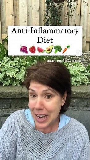 Anti-Inflammatory Diet for Lymphedema Teaching Tool #lymphedema #lymphedematherapist