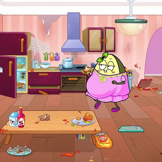 Pregnancy Swap: Avocado's Mistaken Baby | Family Animation