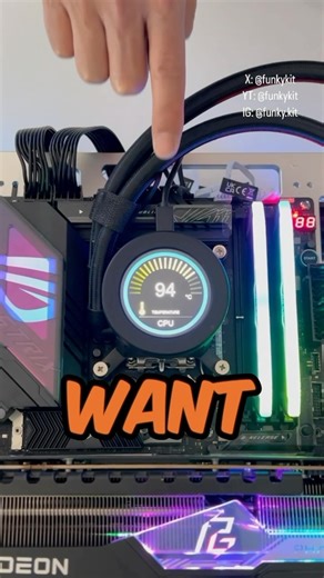 How do you do yours? 😅 #thermalpaste #cpu #cooling #funkykit | Funkykit