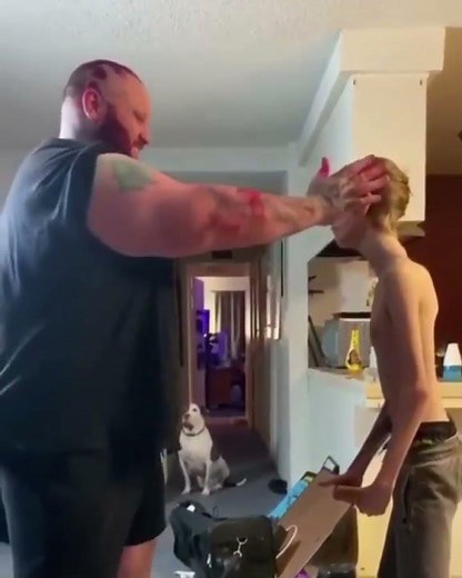 Skinny boy slaps big man | Slap Competition Meme #shorts #ytshorts #slapchallenge #comedy