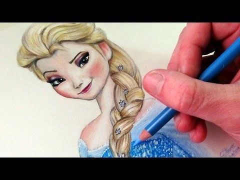 How to Draw Elsa from Frozen