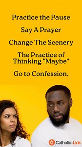 Anger becomes sin when it turns into wrath where we cultivate this feeling of anger, turning it into hatred and resentment with the desire for revenge. What must we do then to overcome anger before it goes out of hand and becomes a sin? From Catholic-Link Article by Debbie Lao. https://buff.ly/3UlqRZF | CatholicGag | Facebook