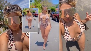 Bebe Rexha endet me bikini në asfalt, merr vëmendjen me linjat e bujshme të trupit