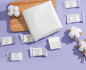 [Hot Item] Biodegradable Nonwoven Fabric Magic Coin Tissue Disposable Compressed Facial Towel