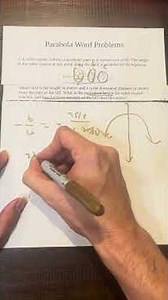 Parabola Word Problem