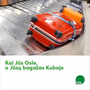 29K views · 27 reactions | Dingęs lagaminas – nebe jūsų problema. BITĖ visiems klientams dovanoja Kelionių draudimą. Aktyvuokite čia bit.do/kelioniu-draudimas | BITĖ Lietuva | Facebook