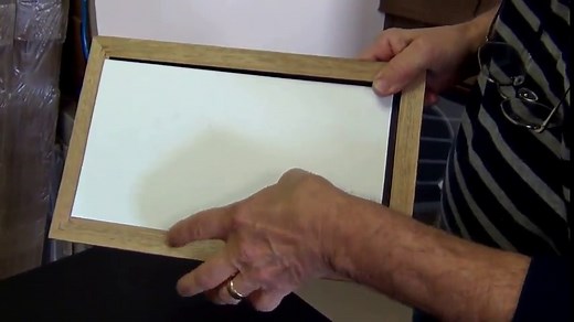 Trading Card Display Frame for 9 Cards with Black Matting and Brushed Silver Frame