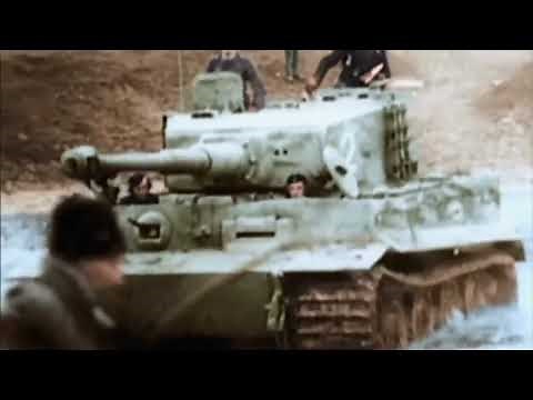 Rare WW2 footage German Tiger I Tank destroy Soviet T-34 Tank at Battle of Kursk in 1943