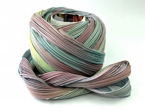 1/2 Yd Silk Ribbon Shibori Girls Hand Dyed Silk Ribbon Silver Lining Bor - Etsy UK