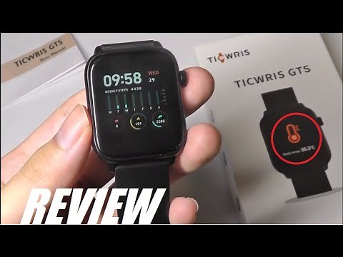 REVIEW: TICWRIS GTS Budget Smartwatch - Body Temperature Monitor, SpO2, HR Tracking!