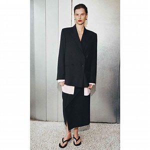 [Hot Item] High Quality Women Polyester Cotton Business Sets Suit and Trouser Black Formal Work Suits