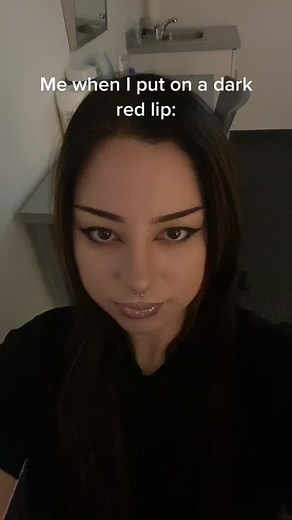 Rocking a Dark Red Lip Like a Pro