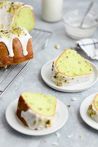 Pistachio Pudding Bundt Cake With Club Soda | The Cake Boutique