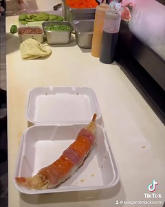 Our Tornado Roll️ (Shrimp tempura, salmon, white tuna, avocado and chives served with ponzu and hot sauces) #bestsushi #yum www.asiagardenjackson.com | Asia Garden Chinese & Japanese Restaurant | Facebook