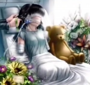 Miraculous Healing of a Sick Anime Girl