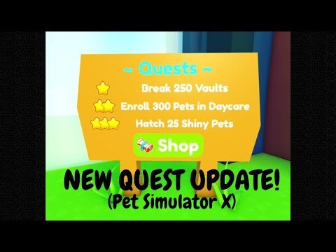 LIVE ROBLOX PET SIMULATOR X QUEST UPDATE STREAM #PSX