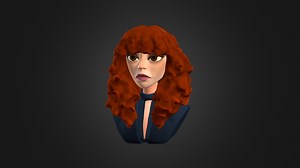 Nadia Vulvokov - 3D model by Larissa Ovidio (@larissaovidio)