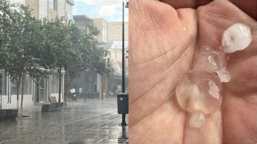 Azota granizada la ciudad; grajea de 3 cm 🎦