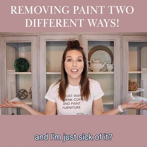 What is the EASIEST Way Remove Paint From Old Furniture? | Pretty Distressed