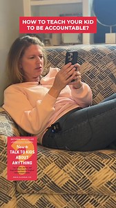 How to teach your kid to be accountable!  Pick up your copy of “How to Talk to Kids About Anything,” for more tips like these! | Dr. Robyn J.A. Silverman | Facebook