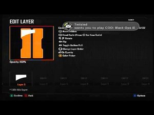 How To Make The BO2 Logo Emblem , easy !!