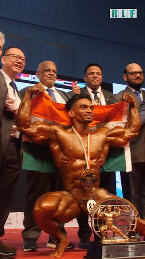 Sunit Jadhav Mr Asia 2018, Amateur Olympia 2021 and IFBB Pro League 2022 #reels #reelsfb #reelsinstagram #SunitJadhav #reallifefitness #ifbbpro #ihffsheruclssic2022 #ibbf #reelsviral #bodybuilder #muscle #bodybuilding #gym #fitness #fitnesslover #reelsvideo | Real Life Fitness