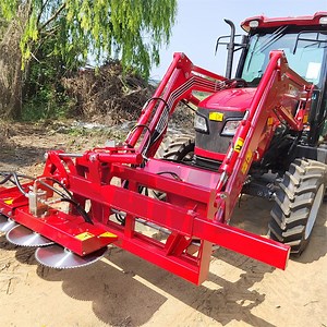 [Hot Item] 80HP Agricultural Tractor Front End Loader Mounted Hedge Trimmer Cutter Pruner in Orchard Machinery