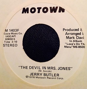 Jerry Butler - The Devil In Mrs. Jones