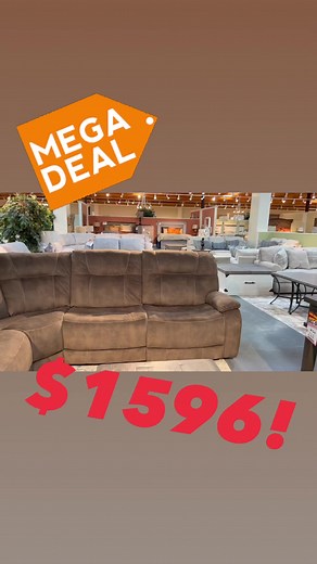 The best deal on the biggest show room floor! This huge sectional sofa for only $1596!!! | Louis Mohana Furniture | Facebook