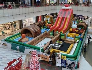 [Hot Item] Commercial Inflatable Slide Obstacle Bouncer Caslte for Kids Amusement Park Playground