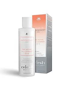 Celesty Beauty Gel Face Cleanser - ProActive Daily Face Wash with Orange Peel Oil, Chamomile, Pro Vitamin B5 Rosemary Extract - Natural and Pure Ingredients - Remove Dead Skin Cells Without Drying