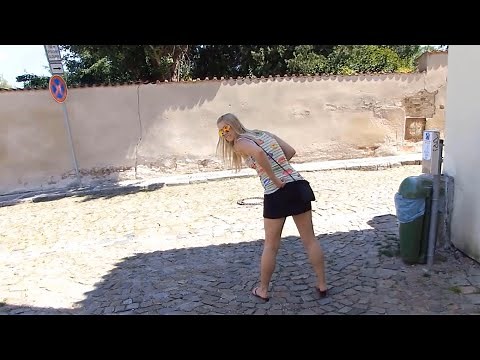 Why did this lady wait so long to go to the bathroom, in the end she ended up peeing on herself?