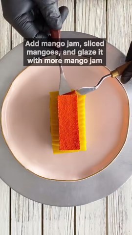 Mango mousse tart Filipino style recipe