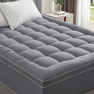 3inch Grey Full Mattress Topper Mattress Protector Pad Cover, Extra Thick Mattress Pad Medium Firm Support for Back Pain Relief, Breathable Full Mattress Cover and Sleeping Pad with Deep Pocket - Walmart.com