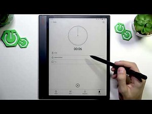 ONYX Boox Note Air 3 C – How to Set a Timer