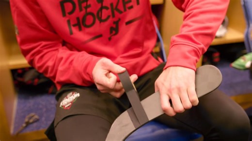 1.1K views |  New Jersey Devils center Dawson Mercer gives us a tutorial on how to tape a hockey stick! | Young Hollywood | Facebook