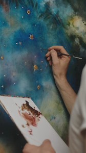 66 reactions | 'Scorpio' All the stars in there accurate position. Oil, gold and silver leaf on silver leaf gilded panel. Original music for each painting in my new series composed by James Peter Moffatt. This is just the beginning of this project. | Chris Rivers Art | Facebook