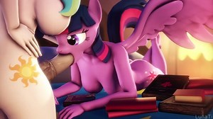 Twilight Sparkle and Celestia - LunaTi (MLP PORN)