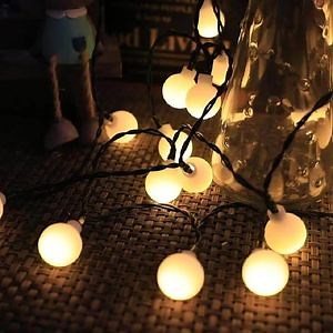 [Hot Item] Decorations Ball LED Solar String Lights Outdoor Garden