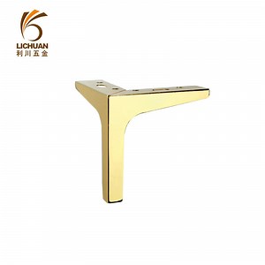 [Hot Item] New T Shape Type Sofa Leg Gold High-Strength Load-Bearing Metal Tables Stainless Sofa Legs