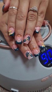 We love this Gold and Teal festive combo by Lilly Nails  | Grays Shopping Centre | Facebook