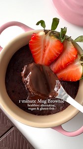 327K views · 35 reactions | 1-minute Healthier Mug Brownie It’s...